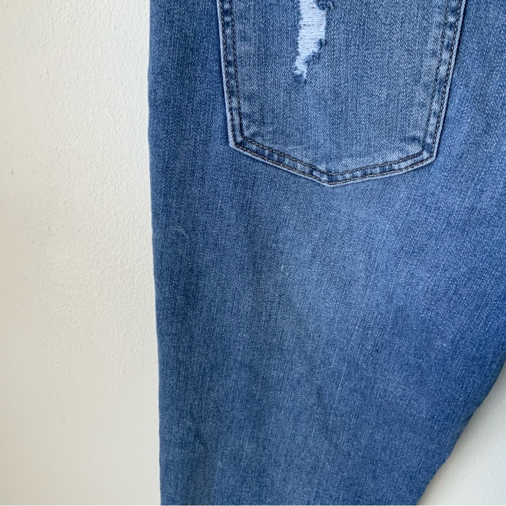 KUT FROM THE KLOTH Jeans Naomi Fab Ab Crop Straight Leg Blue Size 4 - Picture 9 of 15